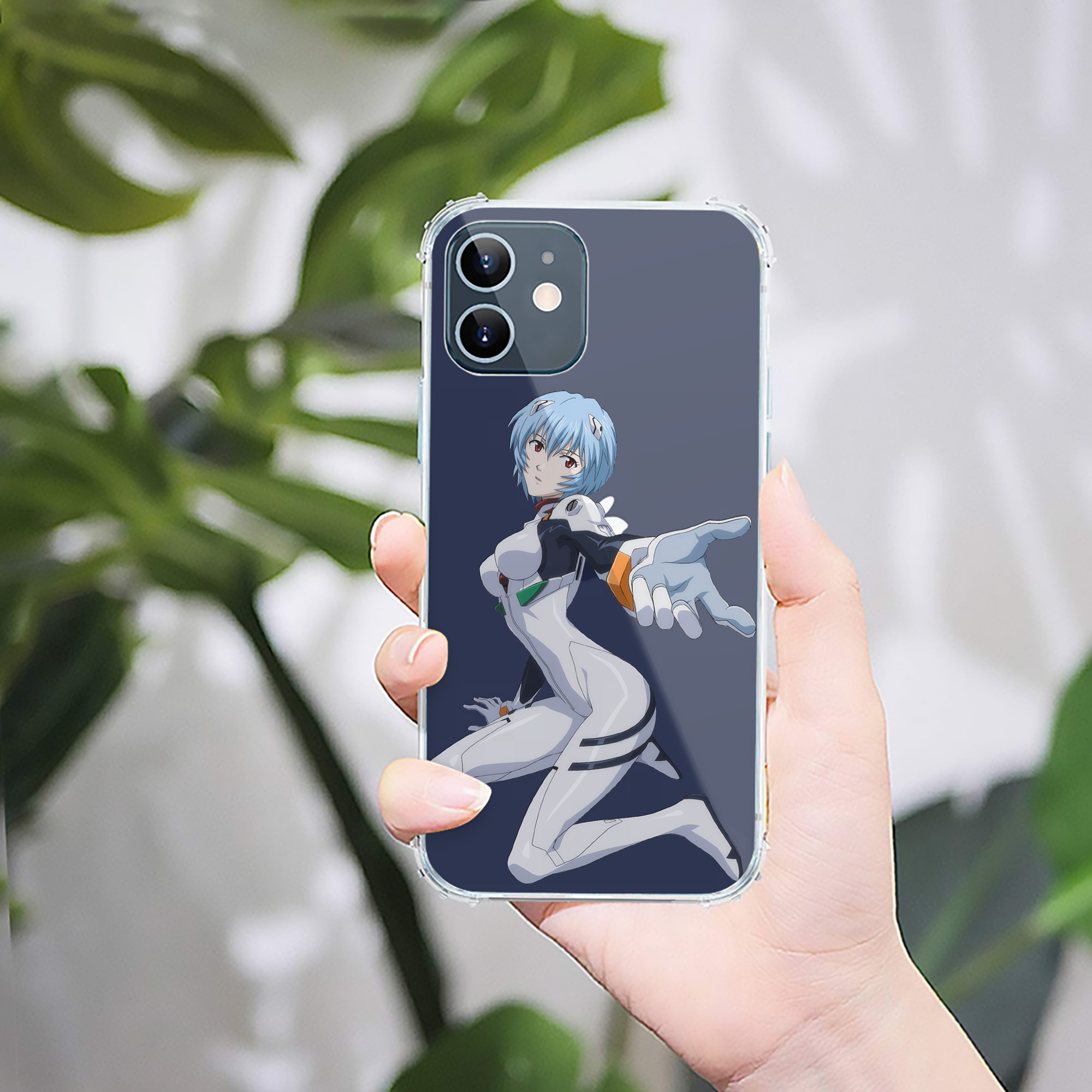 （画像用） EVA 新世紀エヴァンゲリオン 【iPhone 12シリーズ対応】透明スマホケース（クリアソフトケース）